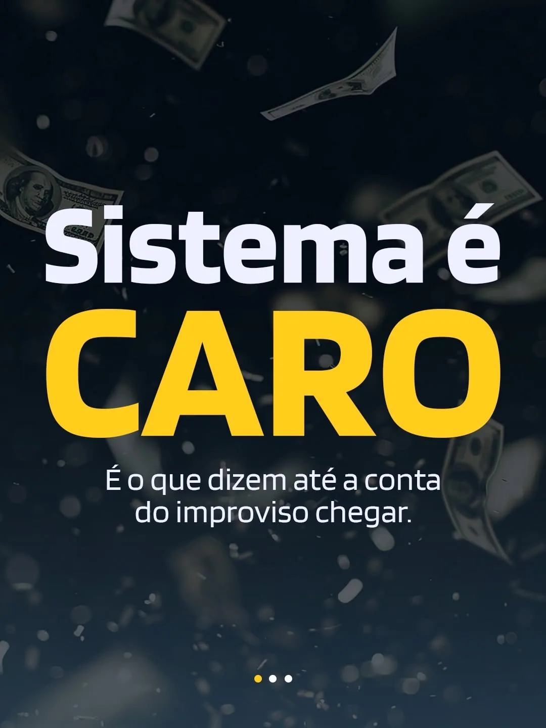 Capa do carrossel “Sistema é caro”, publicado no Instagram de InnoForge Tech