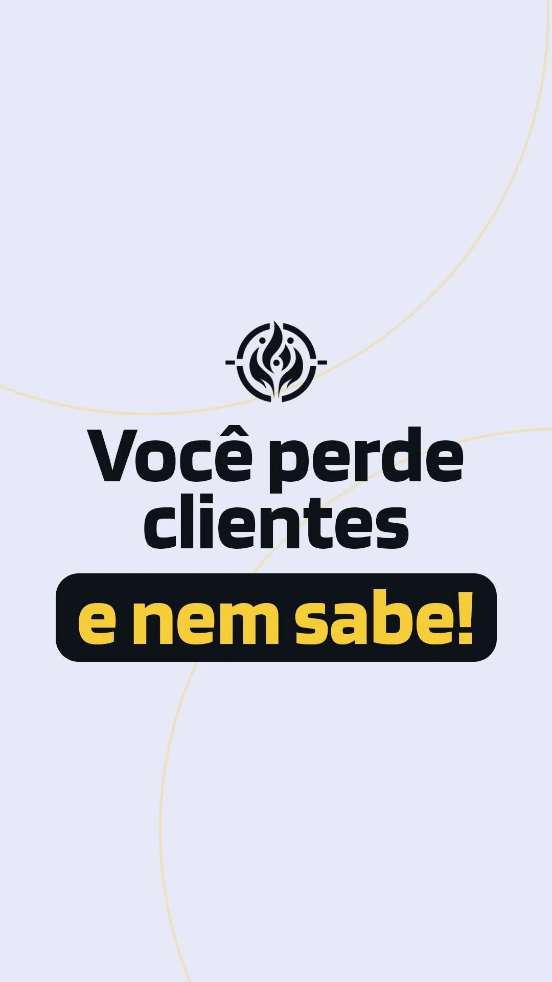 Capa do reel “Você perde clientes e nem sabe!”, editado pela Grafando para o Instagram de InnoForge Tech