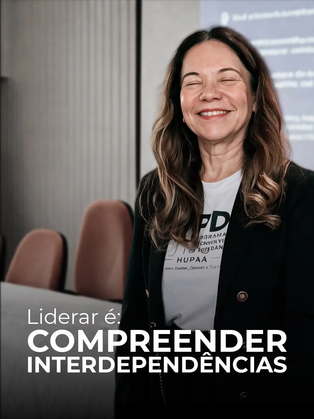 Capa do carrossel “Liderar é compreender interdependências”, publicado no Instagram de Jane Souza