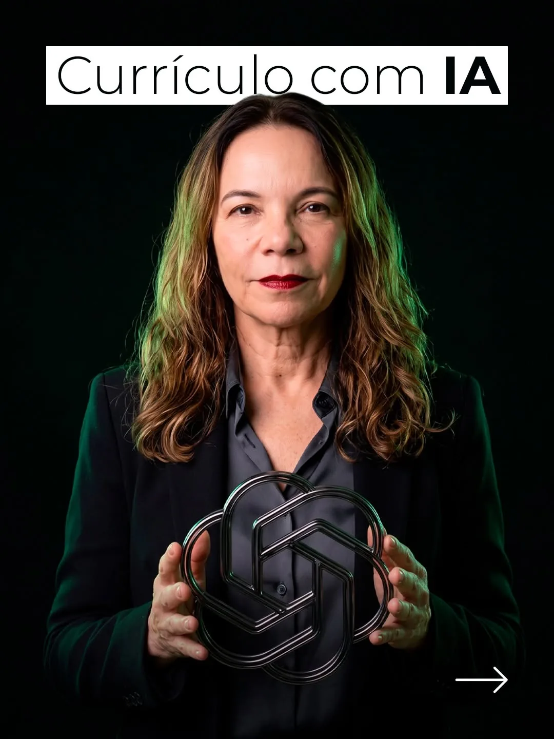 Capa do carrossel “Currículo com IA”, publicado no Instagram de Jane Souza